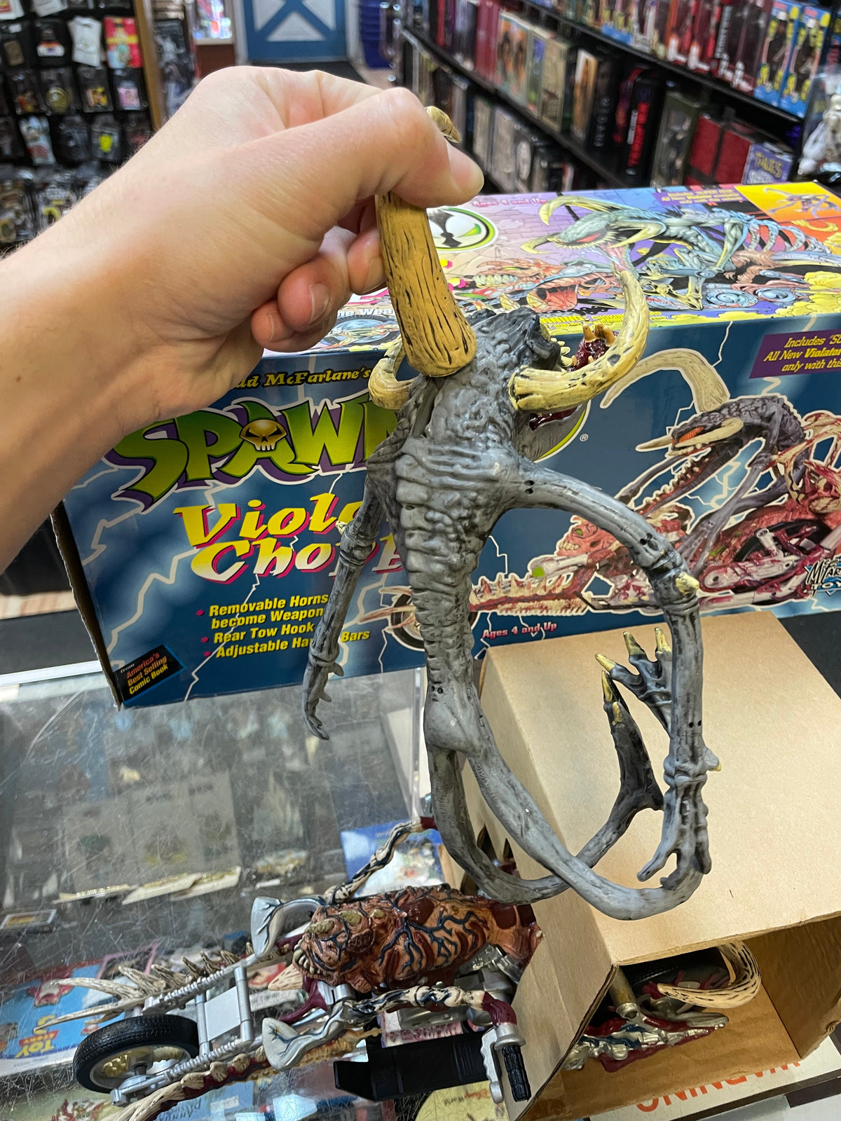 Violator Chopper (Vintage Spawn, McFarlane Toys) NEW/OPEN BOX product image 9, provided for visual reference and product