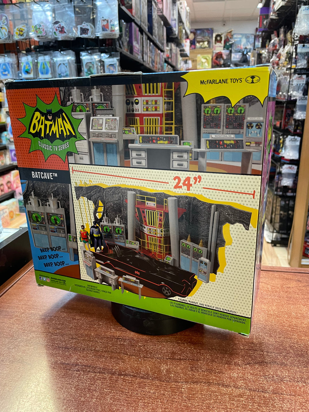 Batcave (Mattel, Batman Classic TV) **SEALED** product image 3, provided for visual reference and product detail review