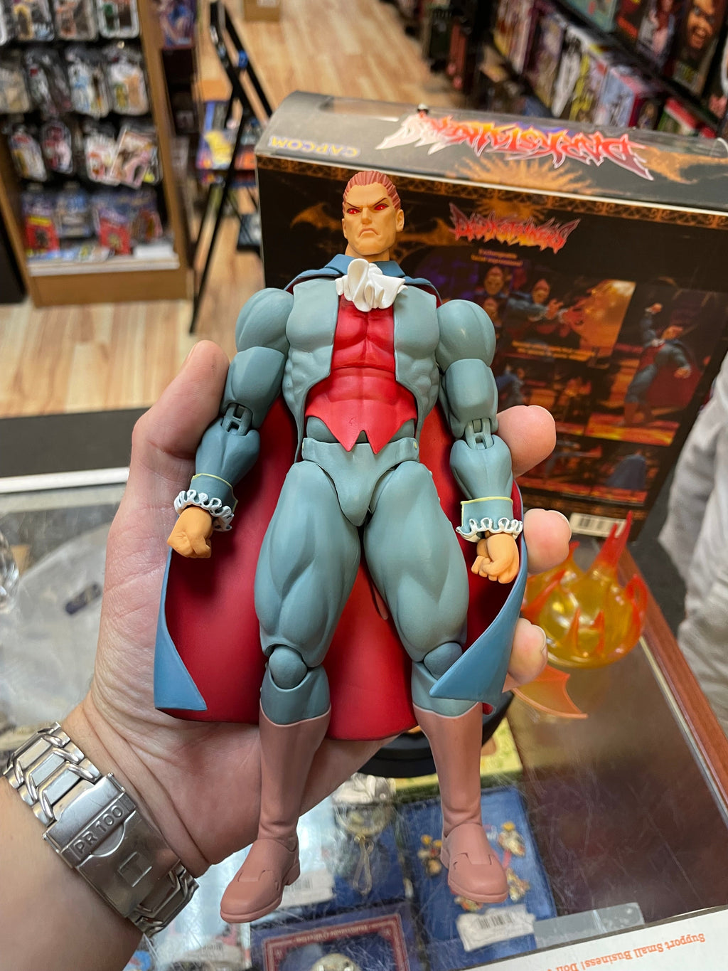 Demitri Prince Of Darkness (Darkstalkers, Capcom, Storm Collectibles) OPEN BOX/COMPLETE product image 7, provided for visual
