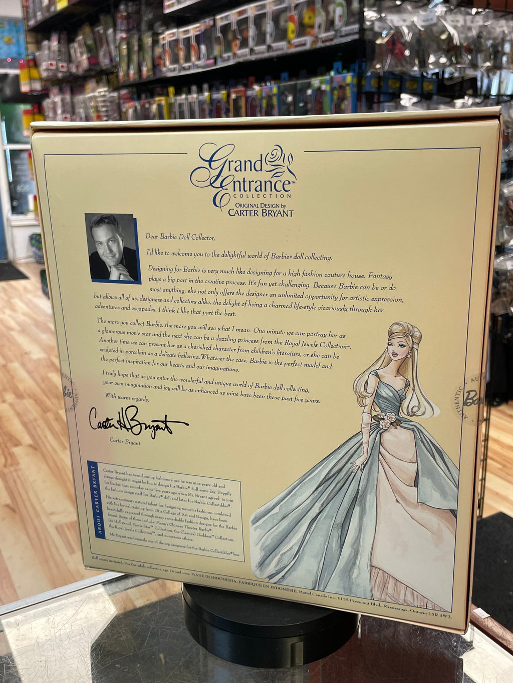 Grand Entrance Doll Carter Bryant #28533 (Barbie, Mattel) **SEALED** product image 4, provided for visual reference and