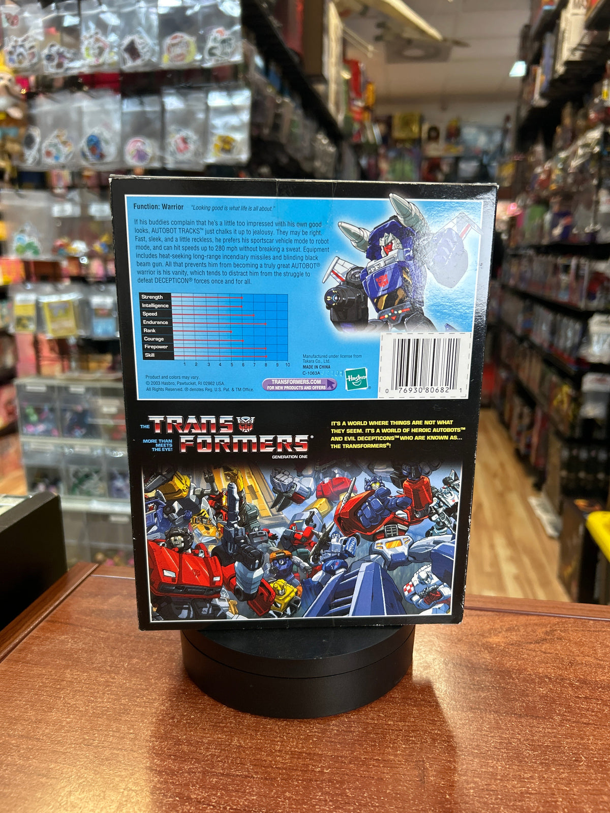 Tracks (Vintage Transformers Commemorative Series, Hasbro) **SEALED** product image 5, provided for visual reference and