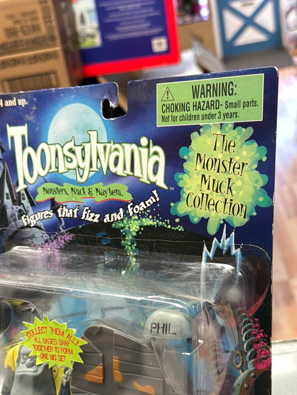 Spinal Tap Phil (Vintage Toonsylvania, Toy Island) SEALED product image 11, provided for visual reference and product detail