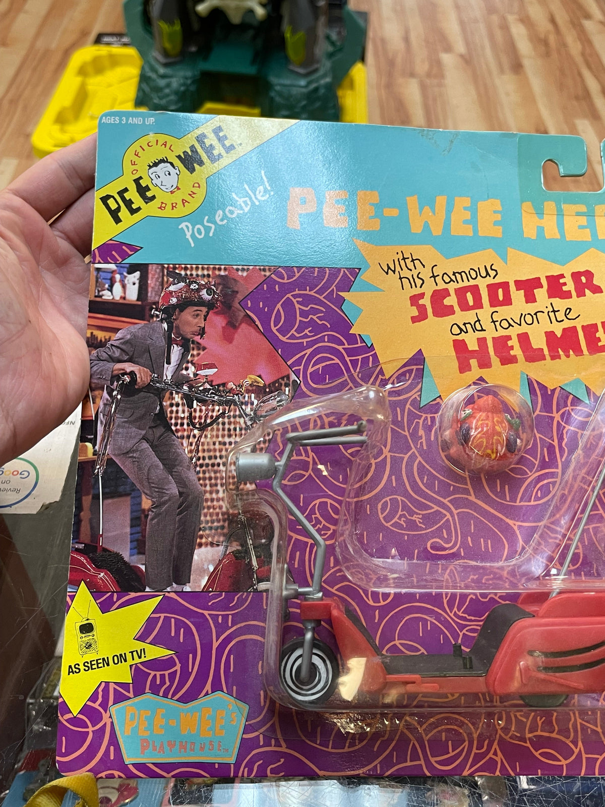 Pee Wee Herman with Scooter (Vintage Pee-Wee’s Playhouse, Matchbox) product image 8, provided for visual reference and