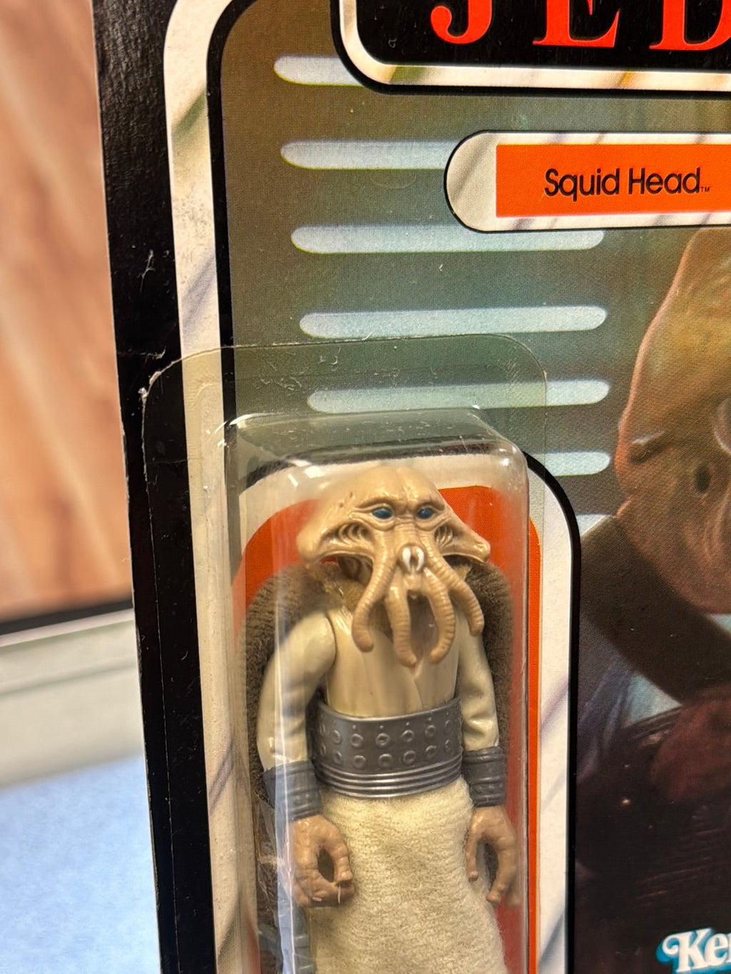 Squid Head Lando 77A ROTJ 1722 (Vintage Star Wars, Kenner) SEALED product image 7, provided for visual reference and product