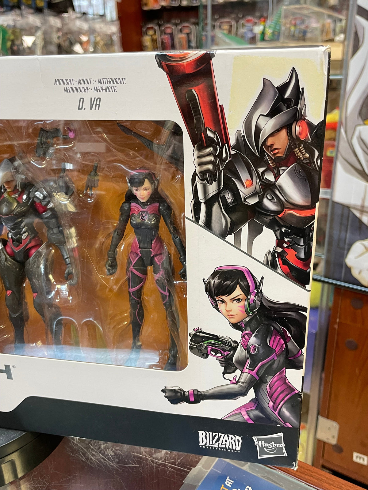 Carbon Series -Genji Zarya Pharah (Overwatch Ultimates, Hasbro) *SEALED* product image 2, provided for visual reference and
