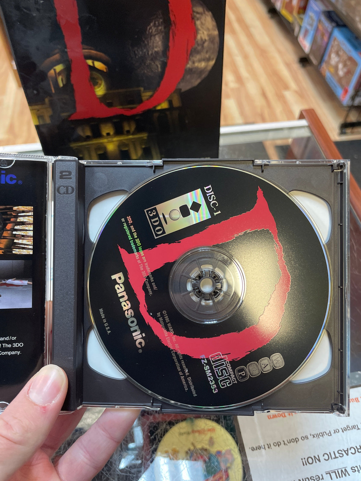 D 2Disc -Long Box- (Panasonic 3DO, Vintage Video Games) **COMPLETE** product image 6, provided for visual reference and