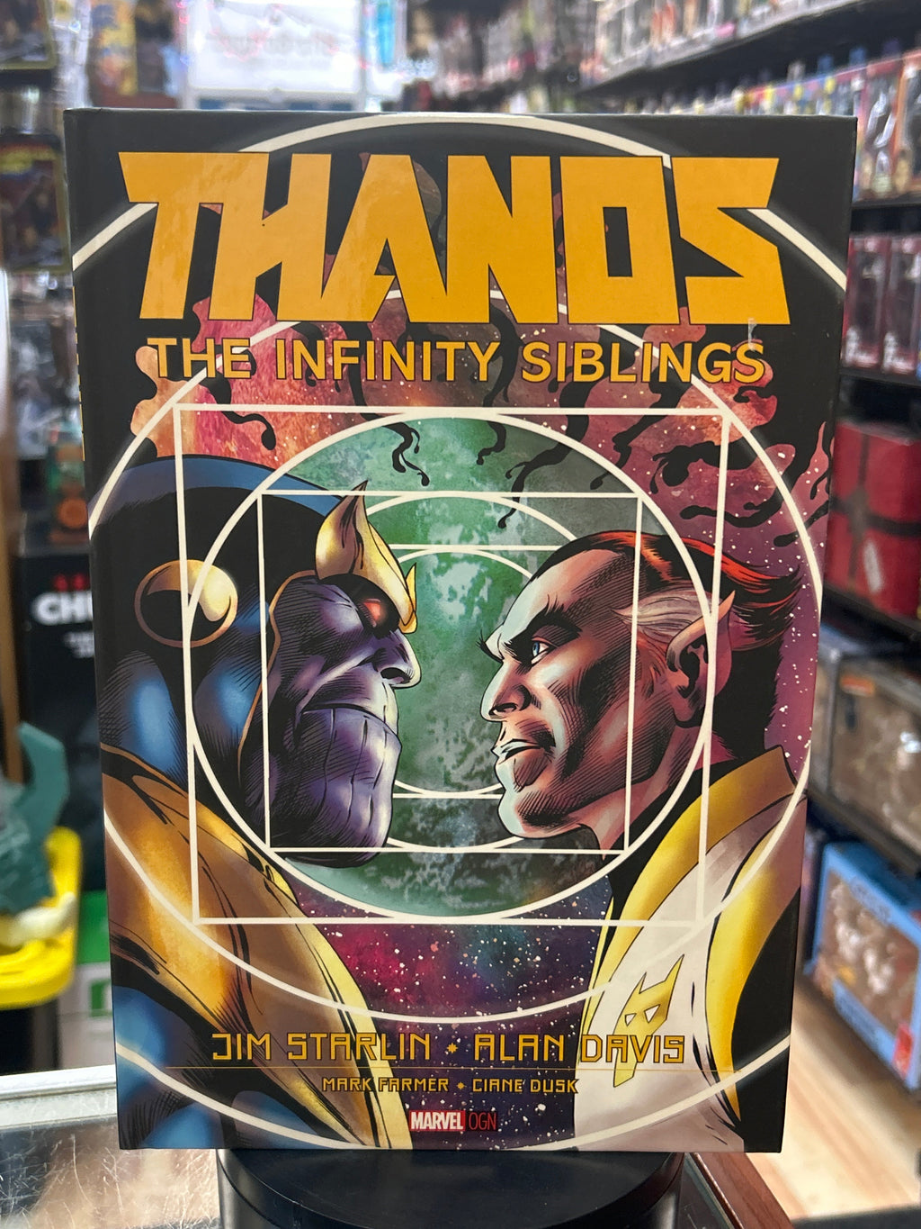 Thanos: Infinity Siblings Hardcover (Marvel, Comics) product image 1, provided for visual reference and product detail review