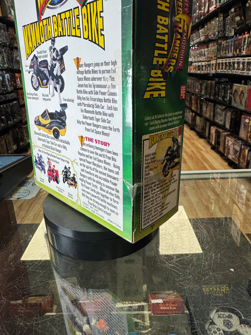 Mammoth Battle Bike (Vintage MMPR Power Rangers, Bandai) SEALED product image 7, provided for visual reference and product