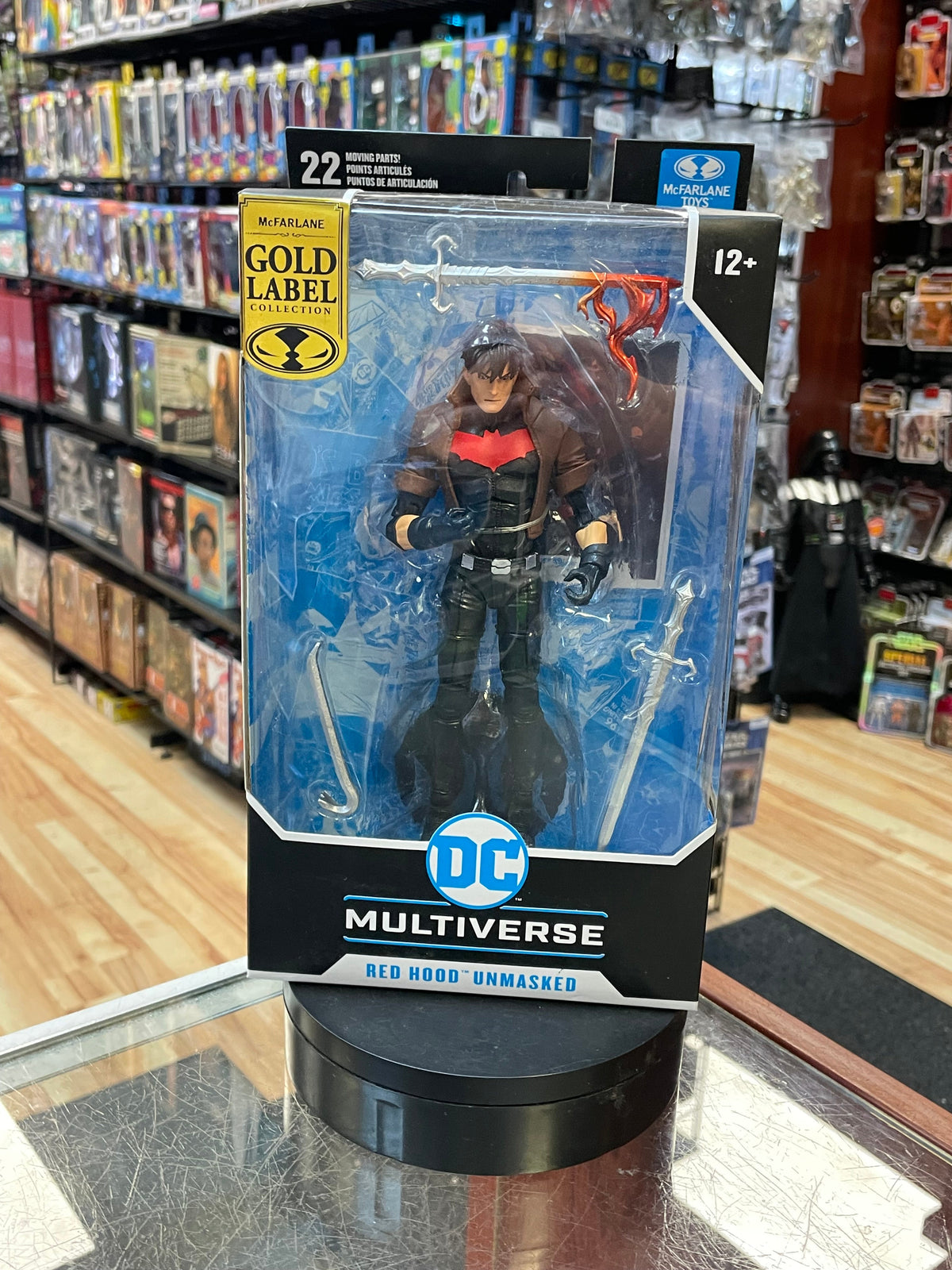 Red Hood Unmasked (DC Multiverse McFarlane Toys, DC New 52) SEALED product image 1, provided for visual reference and