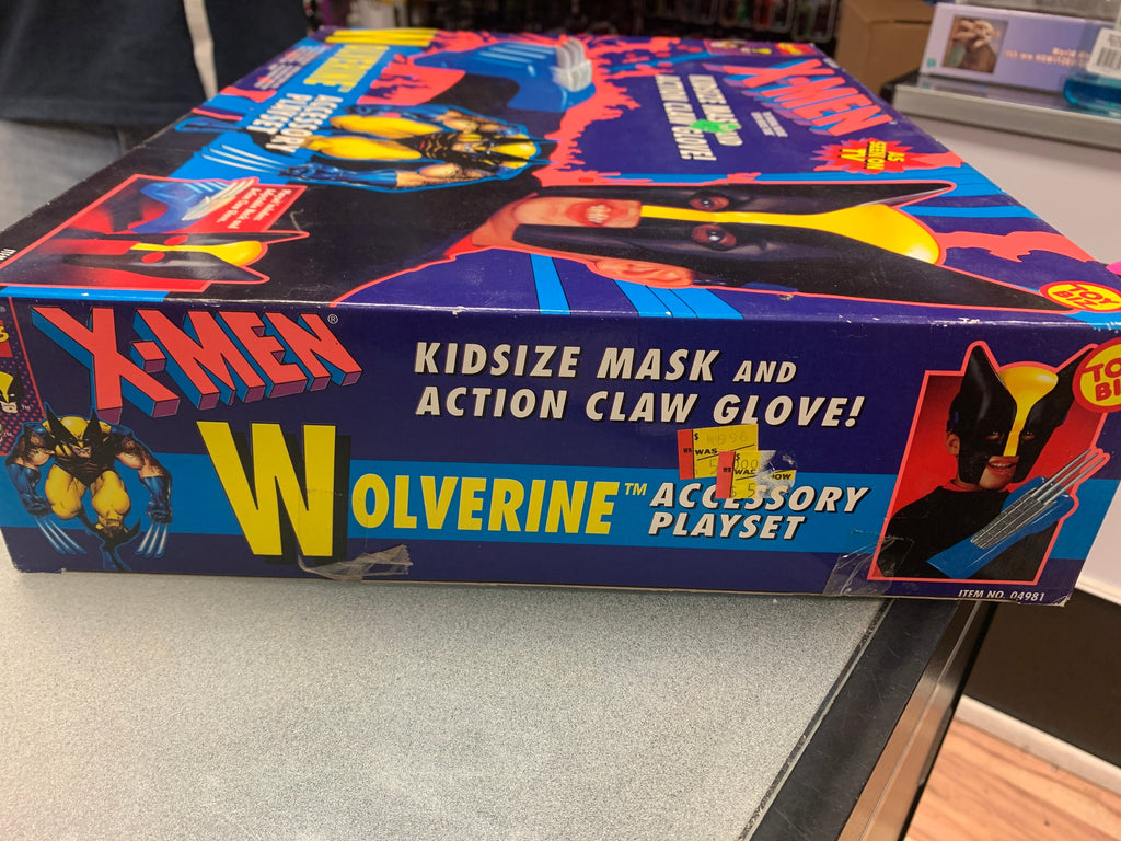 Wolverine Kidsize Mask & Claw Glove (Vintage X-Men, Toybiz) Sealed product image 2, provided for visual reference and