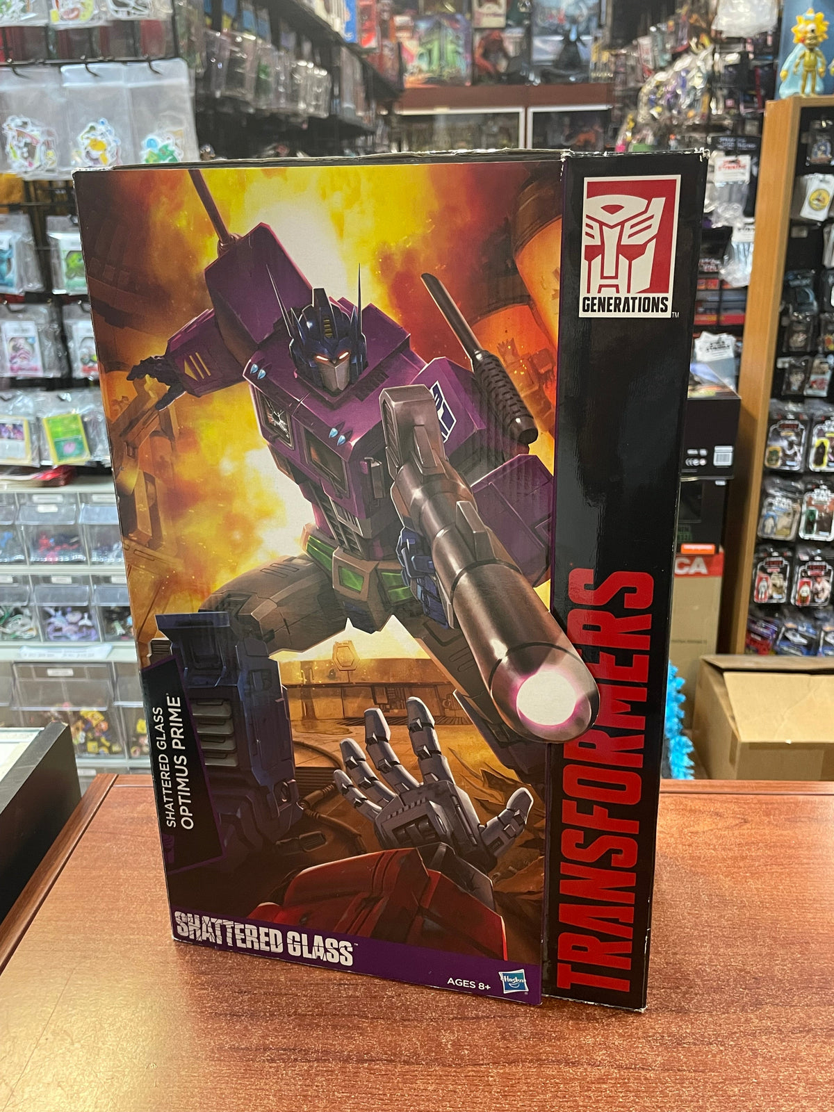 Shattered Glass Optimus Prime (Transformers Generations, Hasbro) **COMPLETE** product image 23, provided for visual