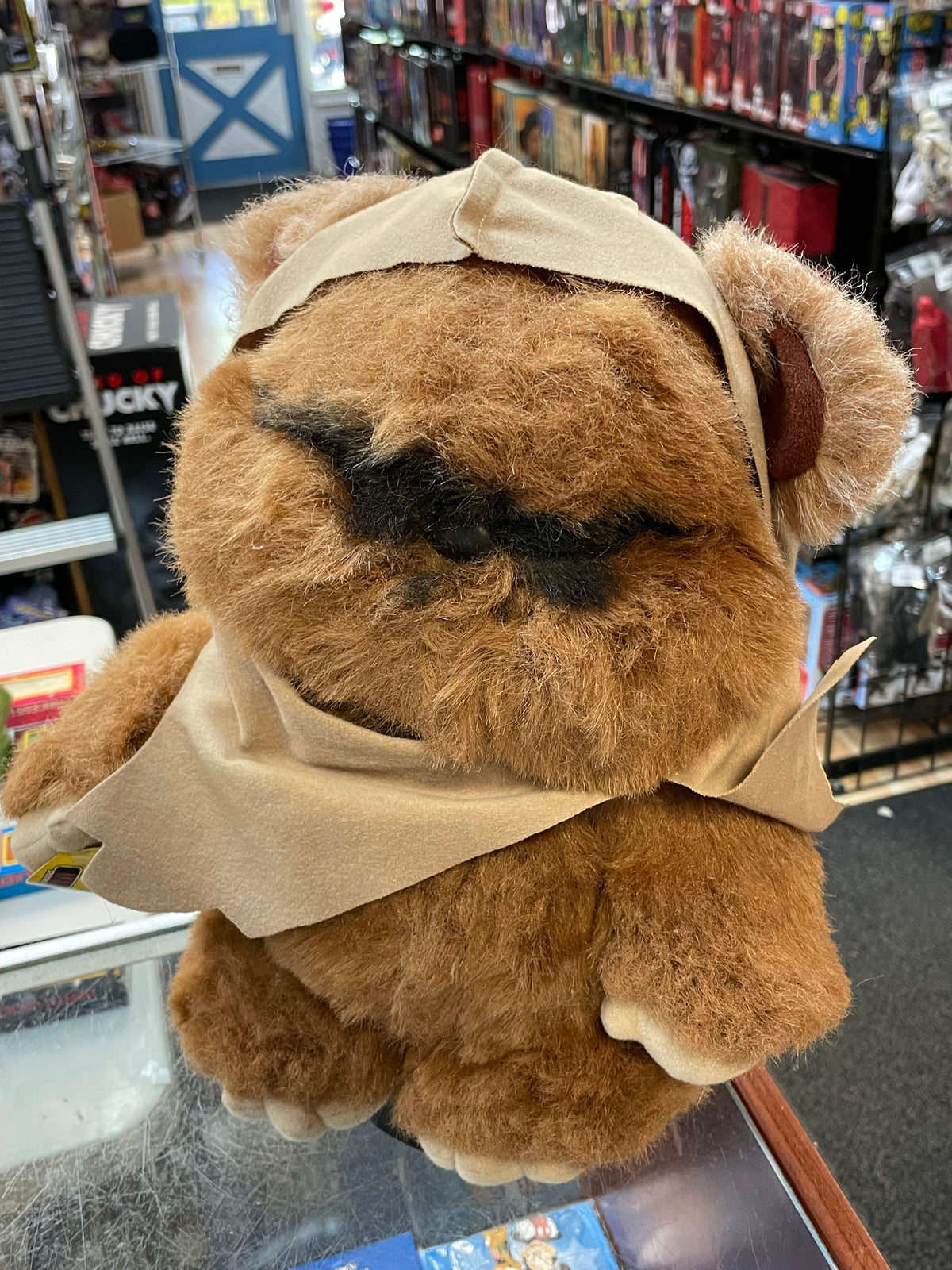 Wicket Warrick Plush with Tag (Vintage Star Wars, Kenner) product image 4, provided for visual reference and product detail