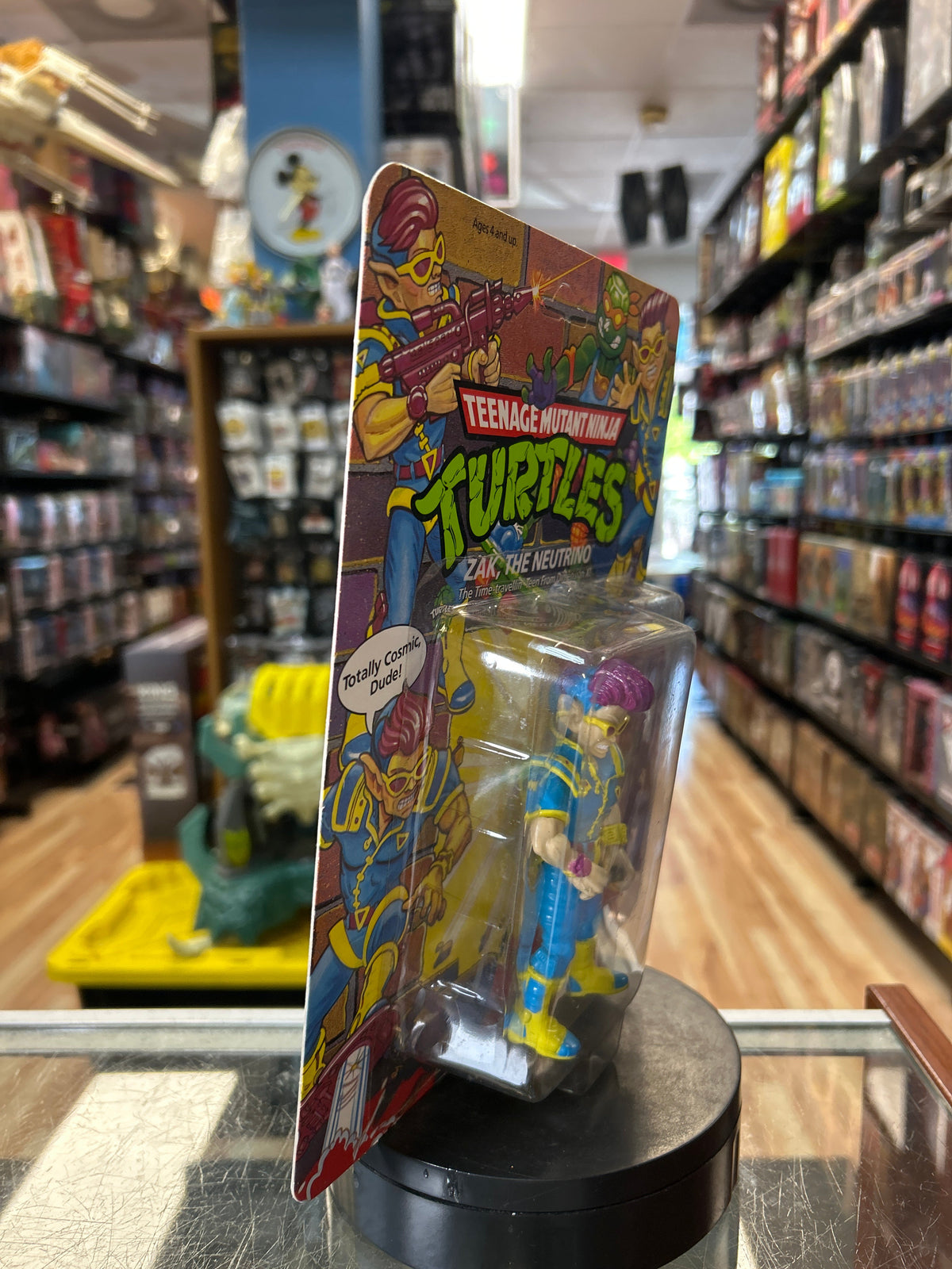 Zak The Neutrino (Vintage TMNT Ninja Turtles, Playmates) **SEALED** product image 2, provided for visual reference and