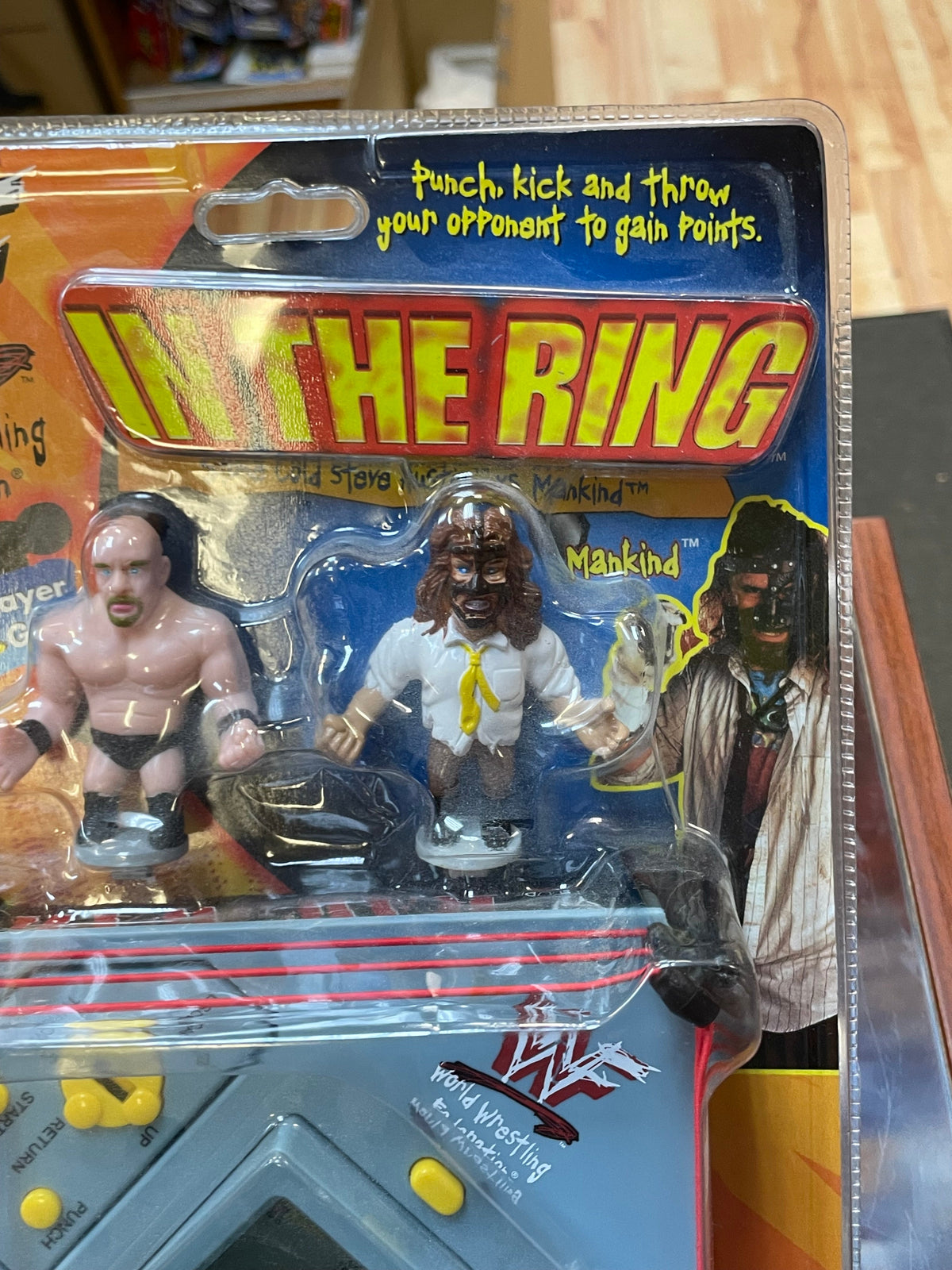 Stone Cold vs Mankind In The Ring Game (Vintage WWF, MGA Sports) **SEALED** product image 8, provided for visual reference