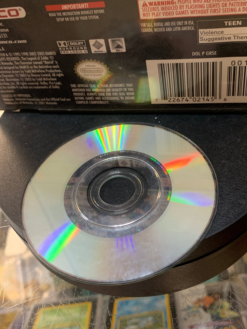 Soul Calibur 2 (Nintendo Gamecube, Video Game)**TESTED** product image 5, provided for visual reference and product detail