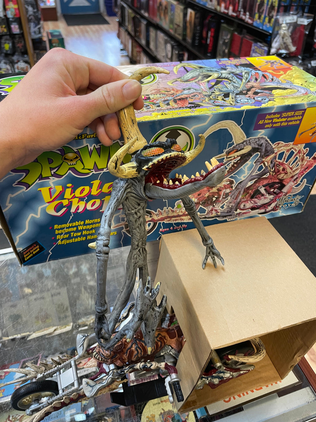 Violator Chopper (Vintage Spawn, McFarlane Toys) NEW/OPEN BOX product image 11, provided for visual reference and product