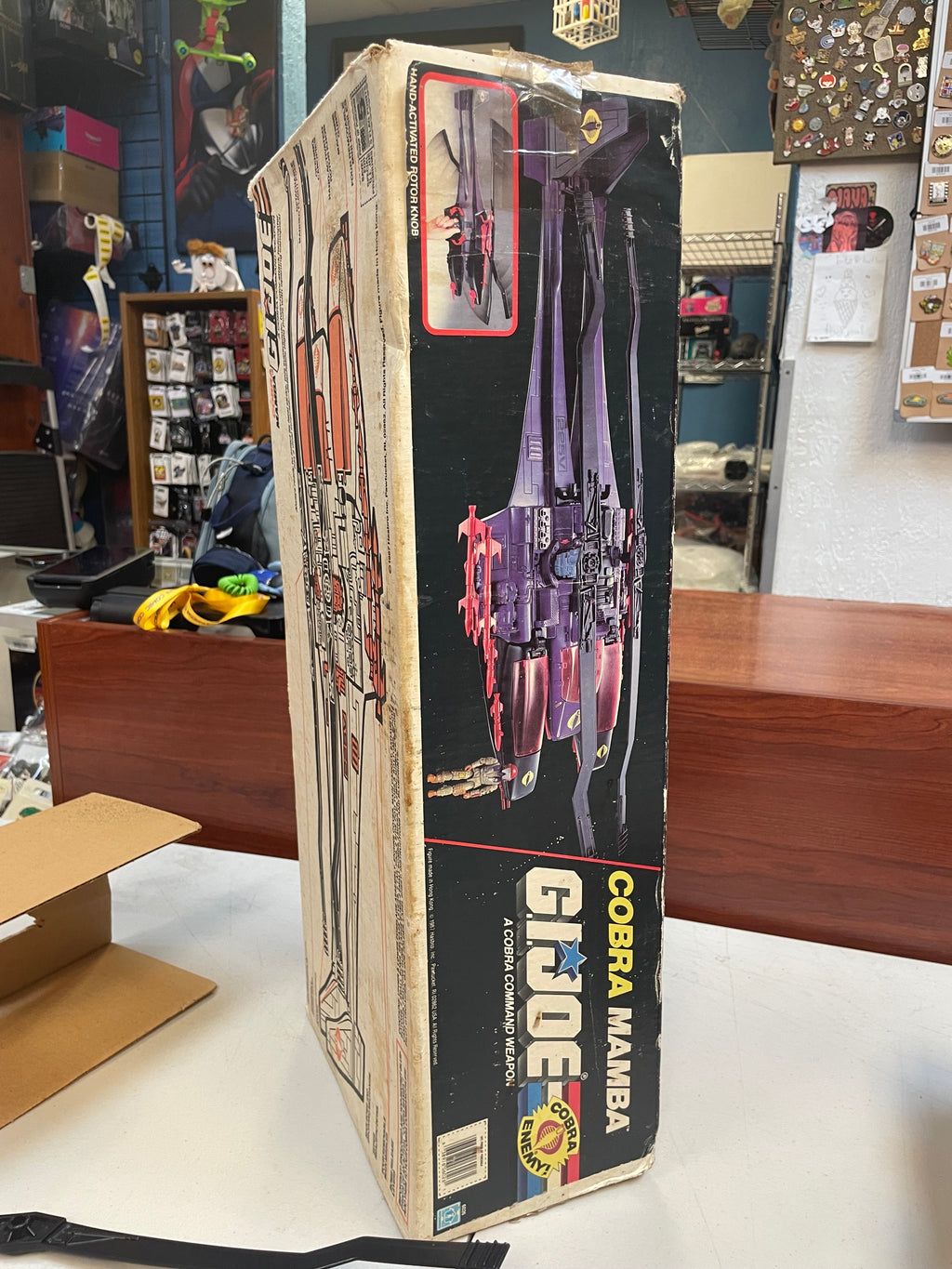 Mamba with Box (Vintage GI Joe, Hasbro) **COMPLETE** product image 62, provided for visual reference and product detail