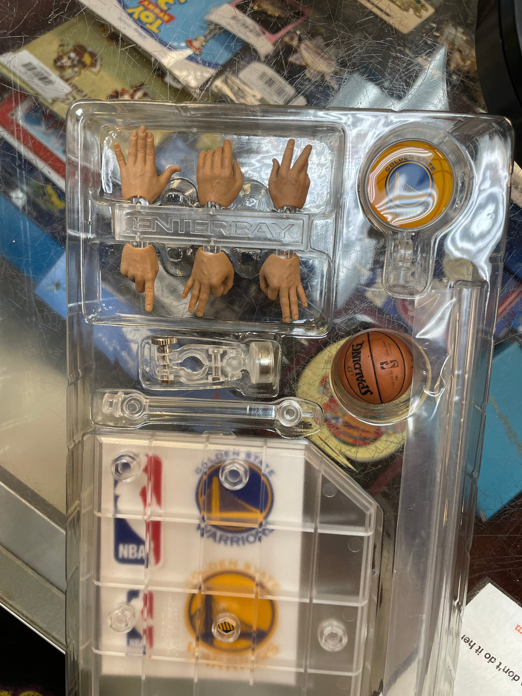Stephen Curry Golden State Warriors 1/9 Scale (NBA Motion Masterpiece, Enterbay) **COMPLETE** product image 10, provided for