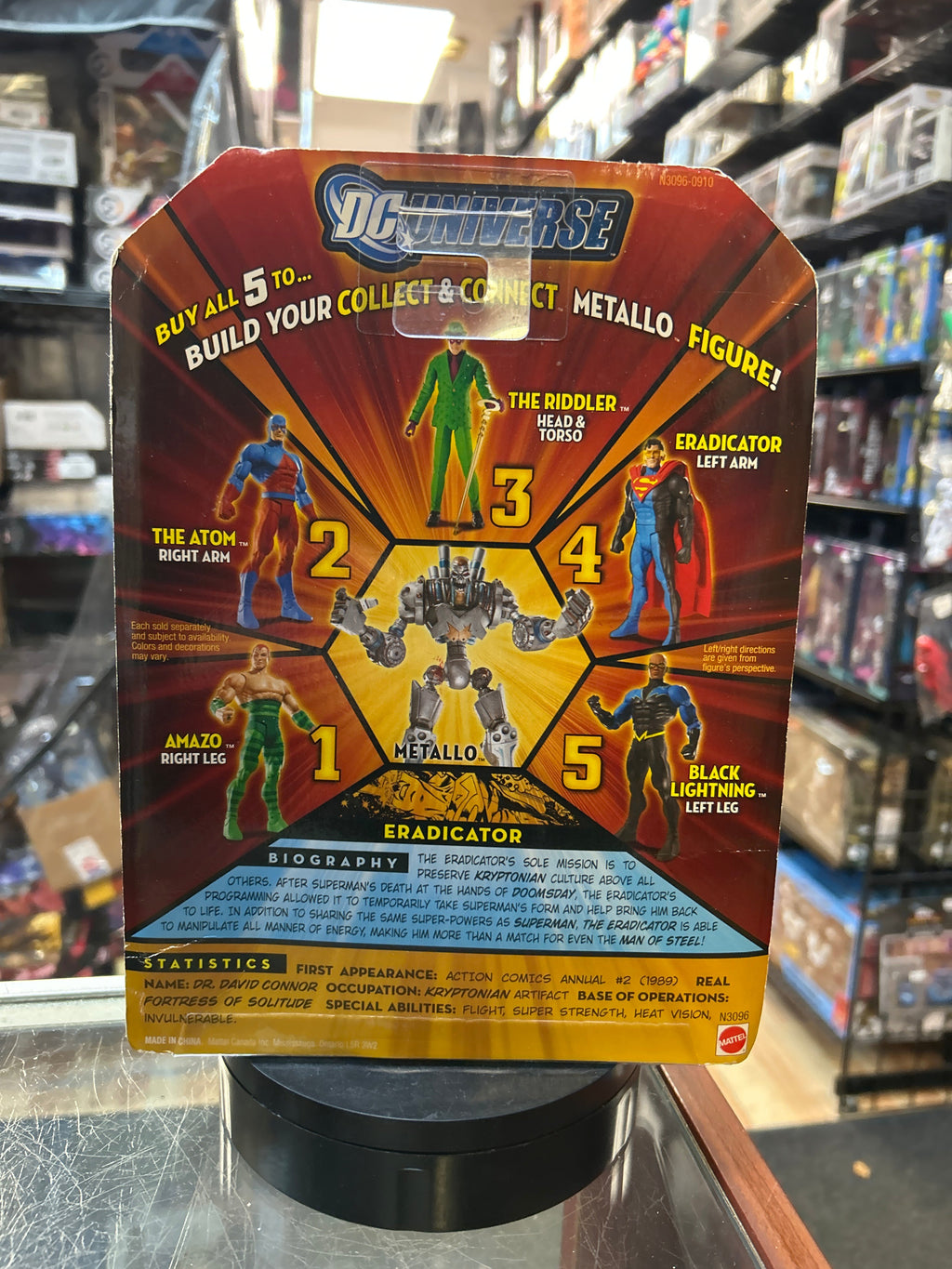 Eradicator -BAF Metallo- (DC Universe, Mattel) *SEALED* product image 4, provided for visual reference and product detail