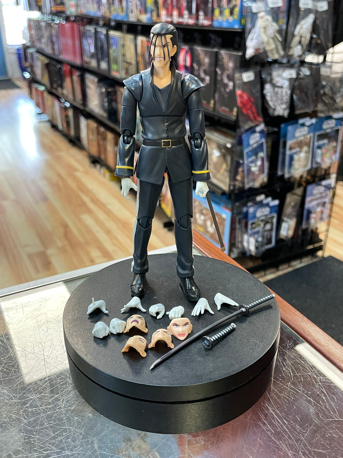 Hajime Saito (Bandai Tamashii SH Figuarts, Rurouni Kenshin) COMPLETE product image 1, provided for visual reference and