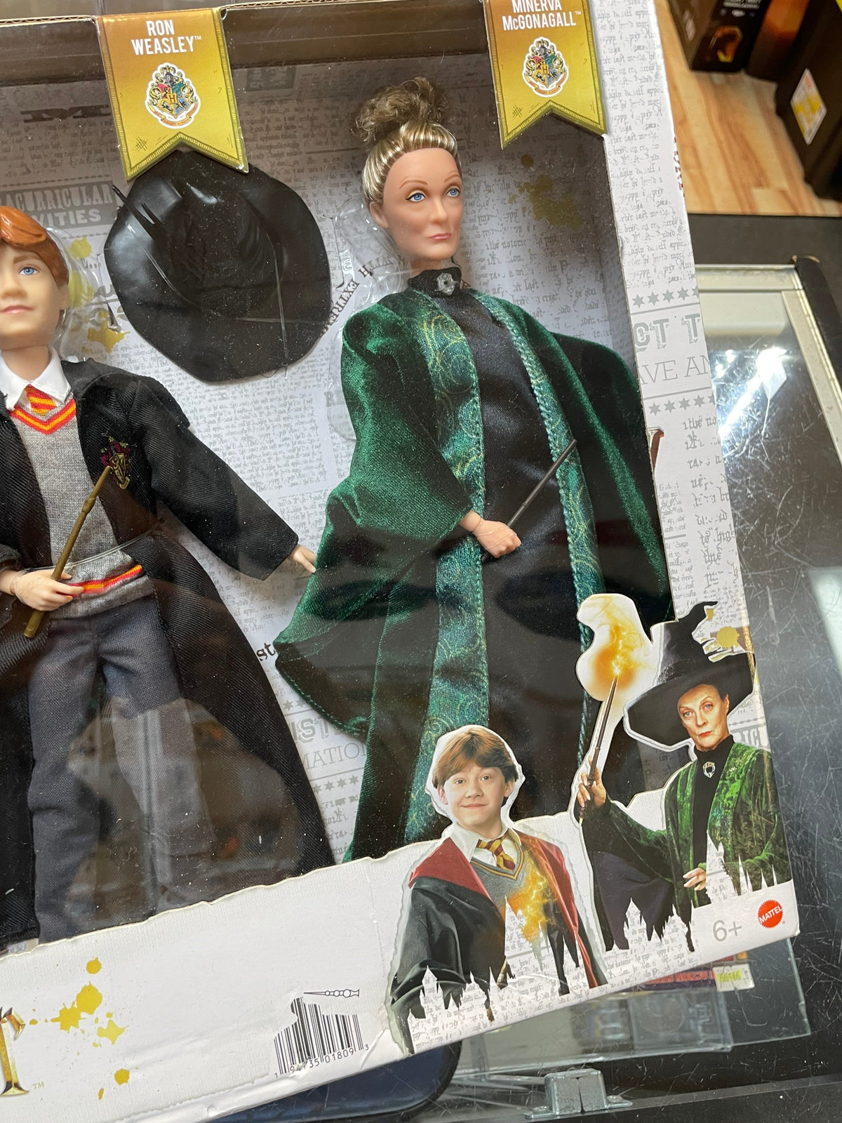 Ron/Hermione/Dumbledore/McGonagall 5 Pack Doll (Harry Potter, Mattel) **SEALED** product image 10, provided for visual