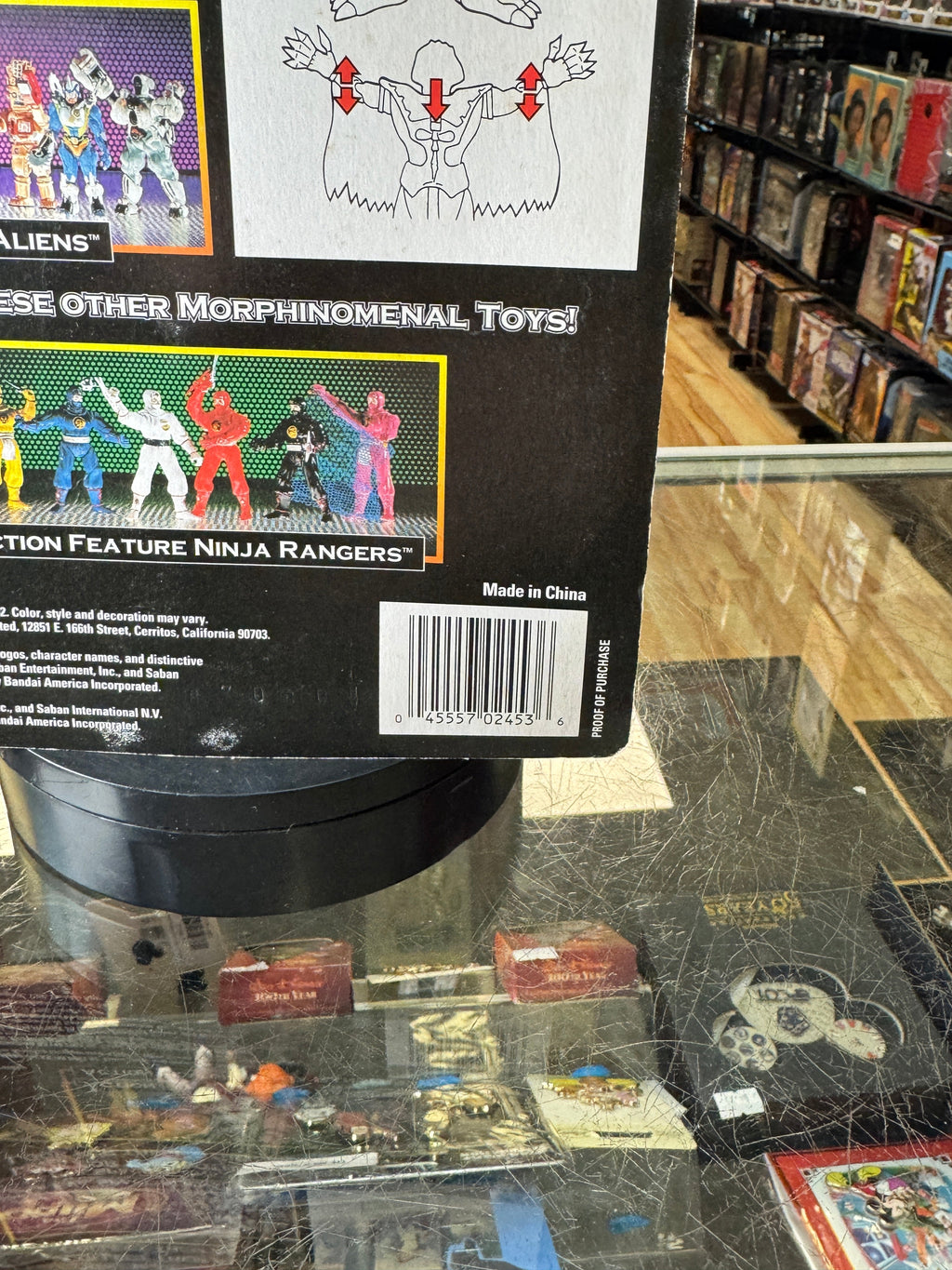 Tengu Warrior Space Alien (Vintage MMPR Power Rangers, Bandai) SEALED product image 17, provided for visual reference and