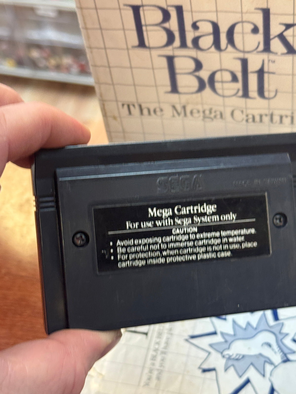 Black Belt with Box & Manual (Vintage Sega Master System, Video Game) product image 8, provided for visual reference and