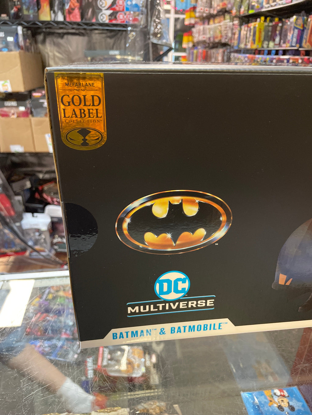 Batmobile '89 -Gold Label- (DC Multiverse, McFarlane Toys) **SEALED** product image 3, provided for visual reference and