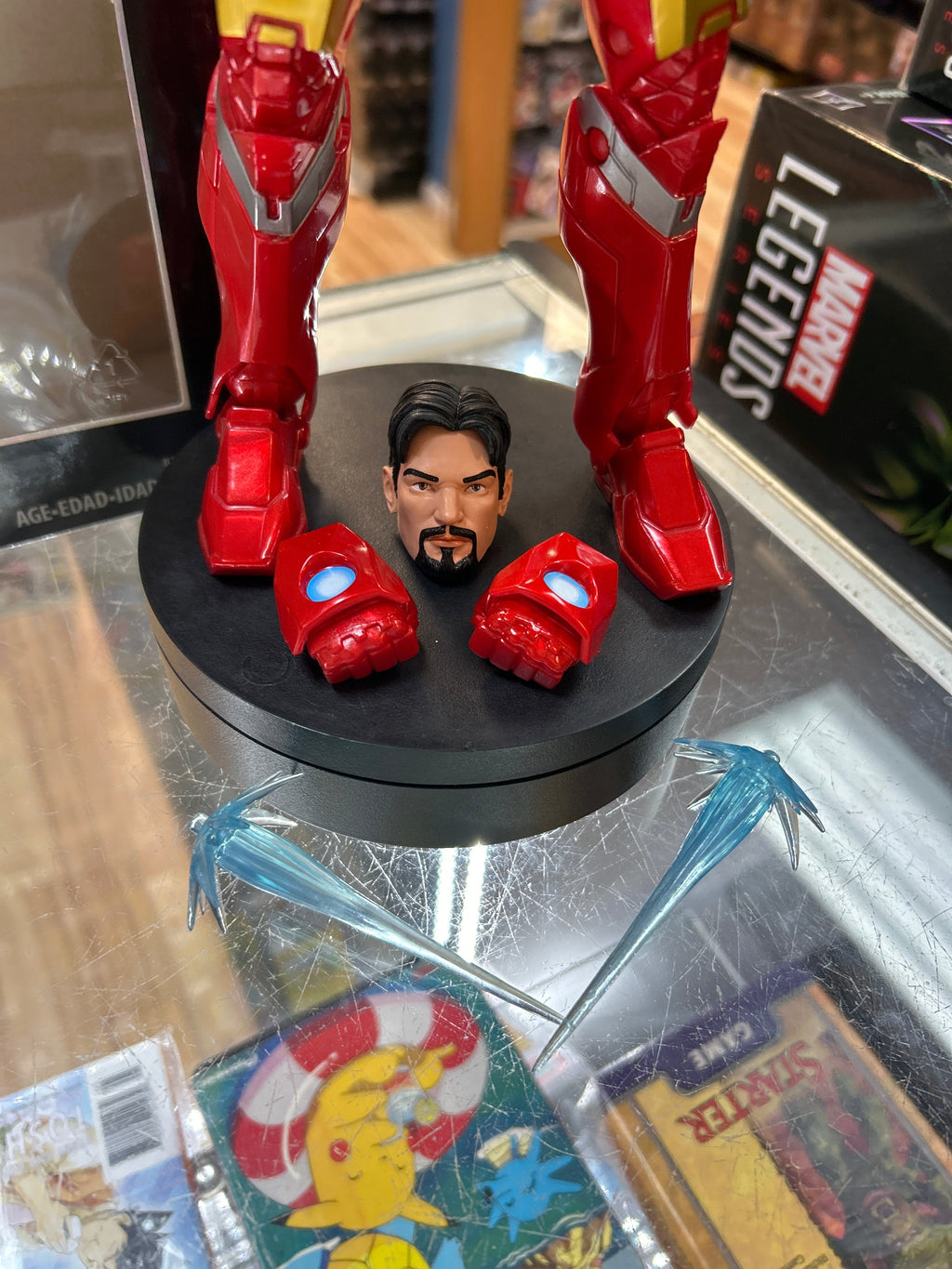 Iron Man -Deluxe 12"- (Marvel Legends, Hasbro) **COMPLETE** product image 2, provided for visual reference and product