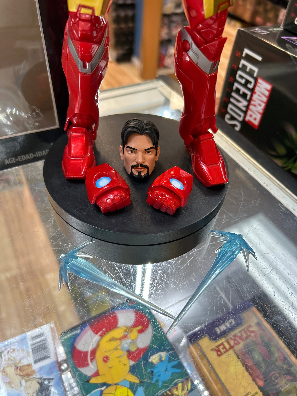 Iron Man -Deluxe 12"- (Marvel Legends, Hasbro) **COMPLETE** product image 2, provided for visual reference and product