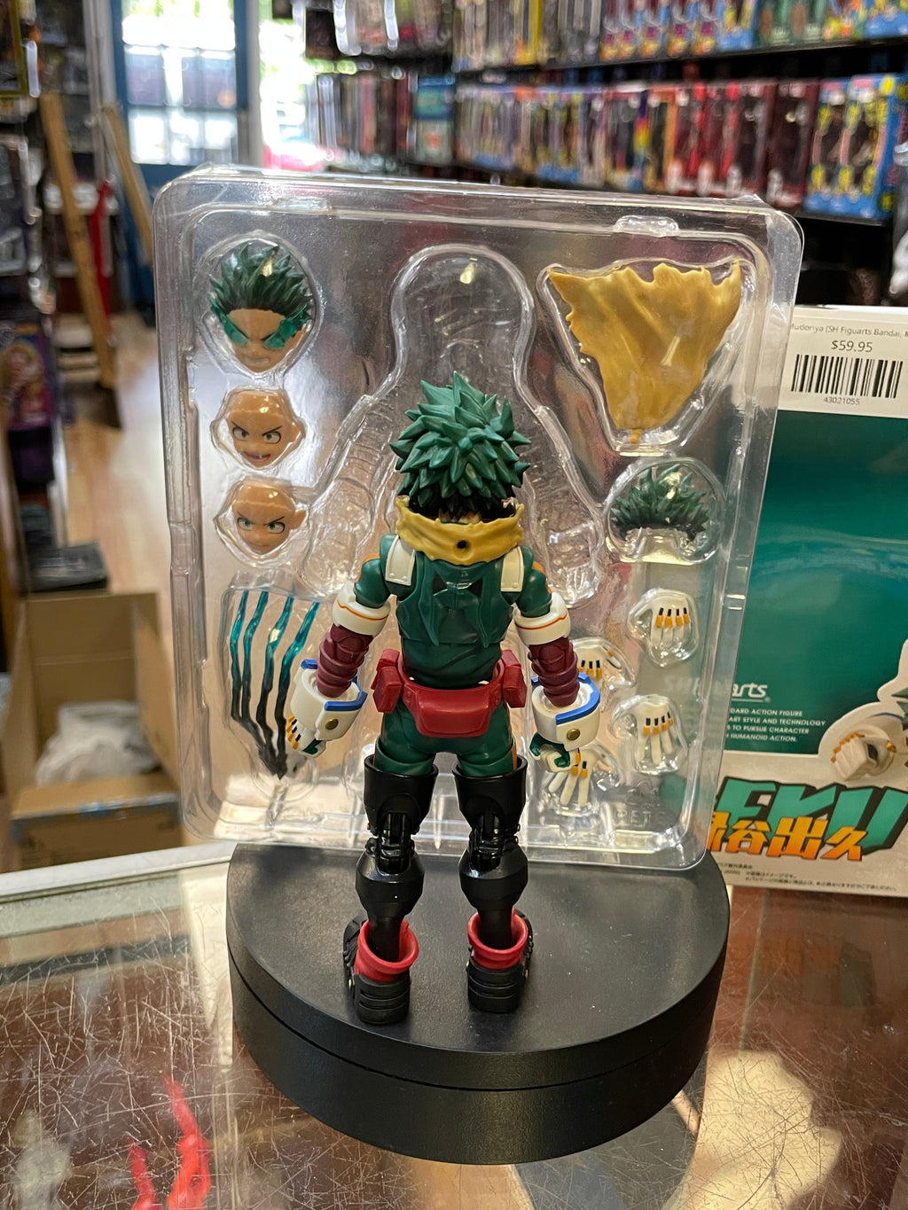 Izuku Mudoriya (SH Figuarts Bandai, My Hero Academia) *COMPLETE* product image 5, provided for visual reference and product