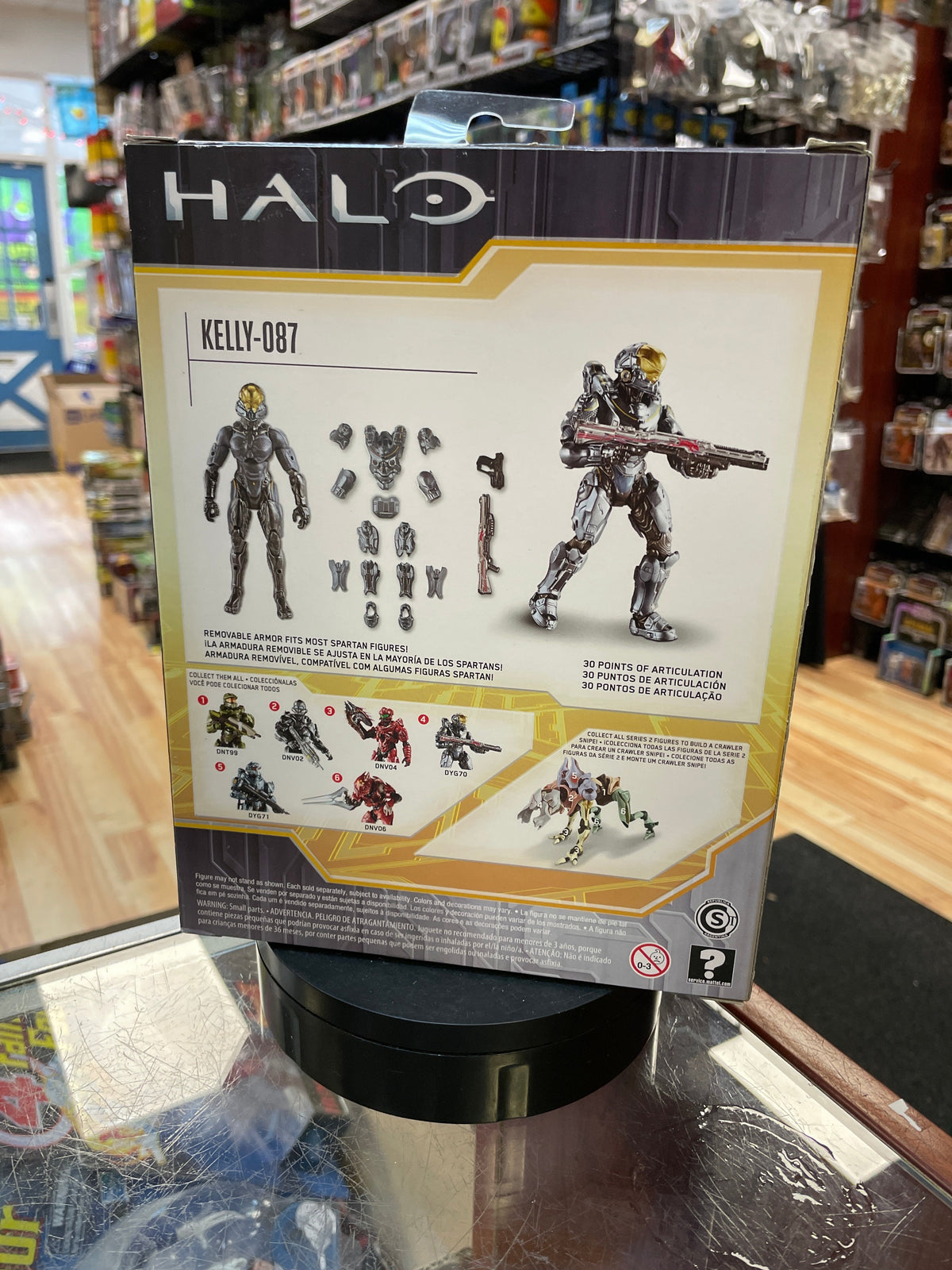 Kelly 087 -Crawker Sniper- (Halo, Mattel) **SEALED** product image 2, provided for visual reference and product detail review