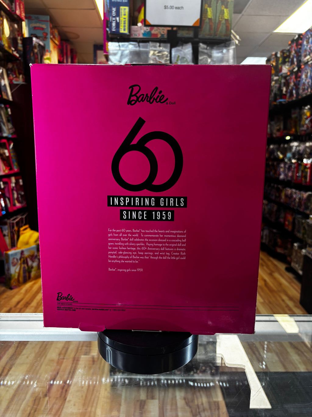 Barbie 60 Inspiring Girls Since 1959 #FXD88 (Barbie, Mattel) **Sealed** product image 5, provided for visual reference and