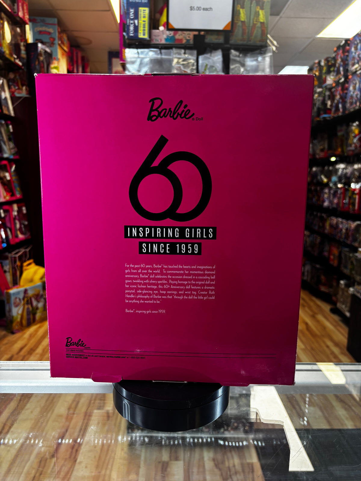 Barbie 60 Inspiring Girls Since 1959 #FXD88 (Barbie, Mattel) **Sealed** product image 5, provided for visual reference and