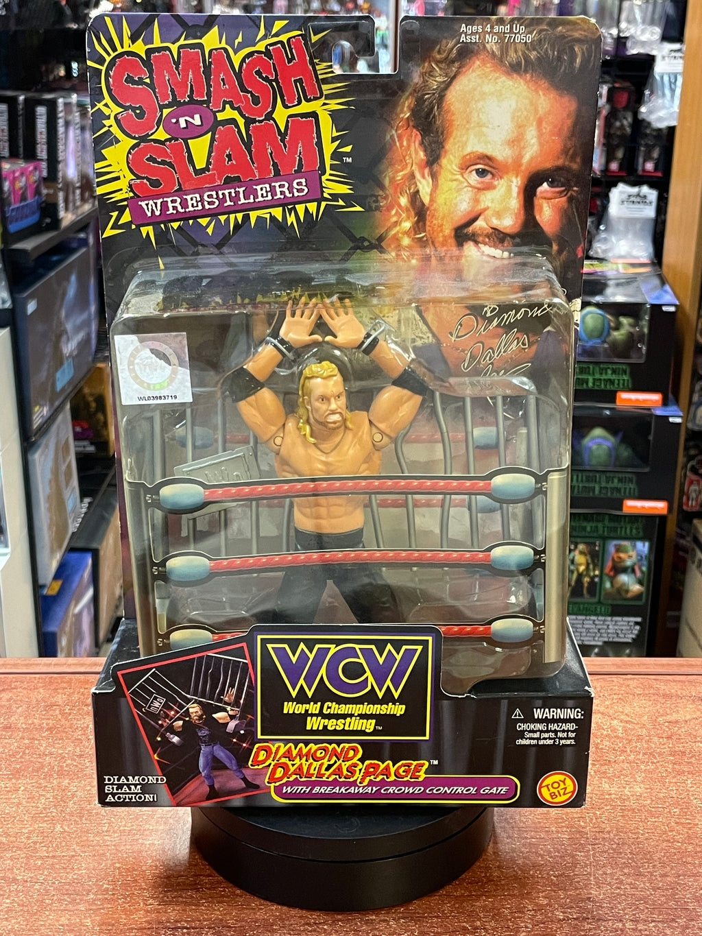 Diamond Dallas Page 1427 (WCW Smash N' Slam, Toybiz) **SEALED** product image 1, provided for visual reference and product