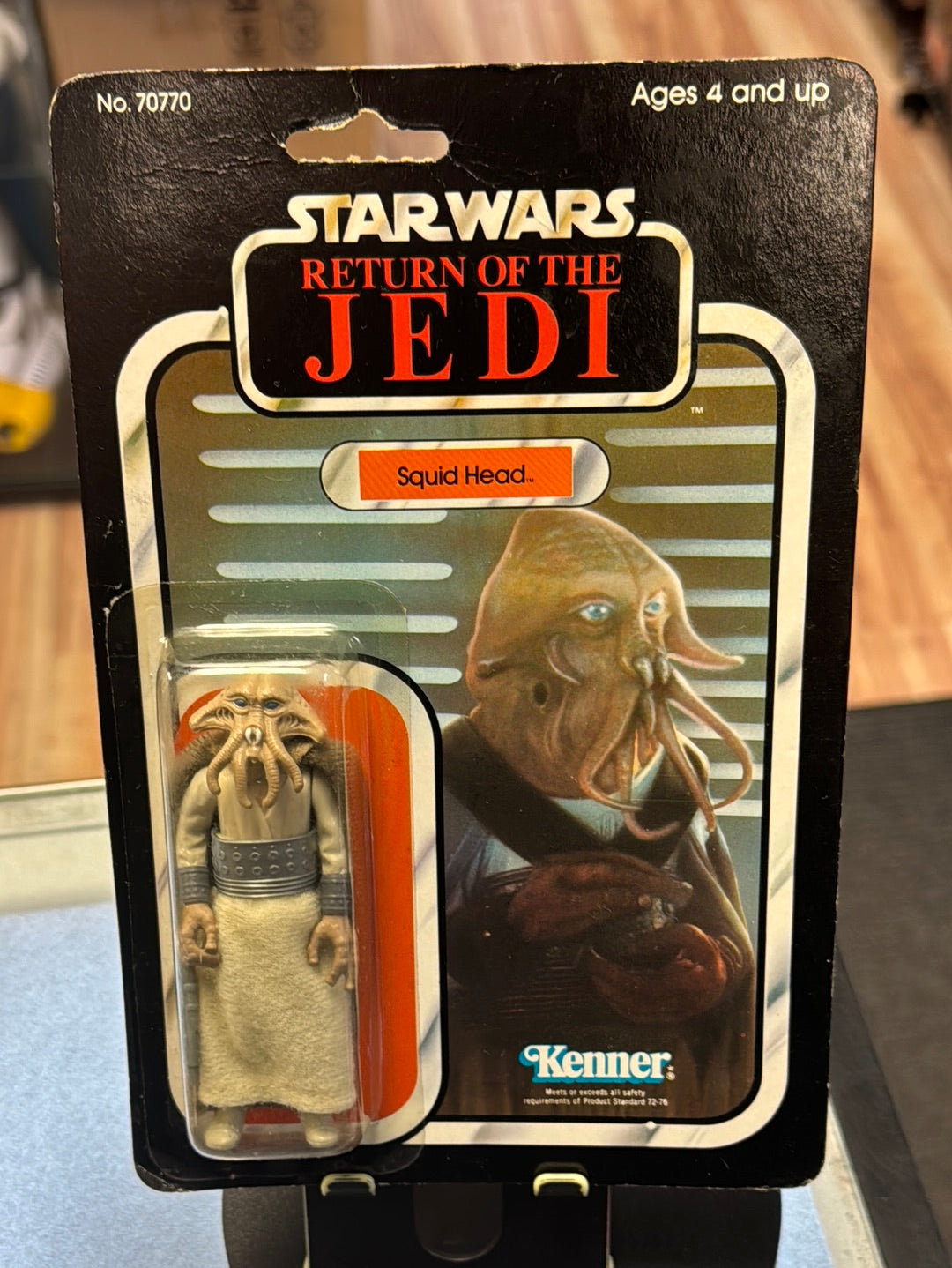 Squid Head Lando 77A ROTJ 1722 (Vintage Star Wars, Kenner) SEALED product image 1, provided for visual reference and product