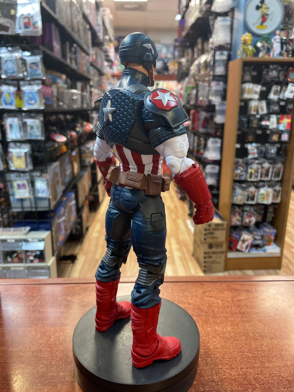 Captain America -Deluxe 12"- (Marvel Legends, Hasbro) **COMPLETE** product image 4, provided for visual reference and