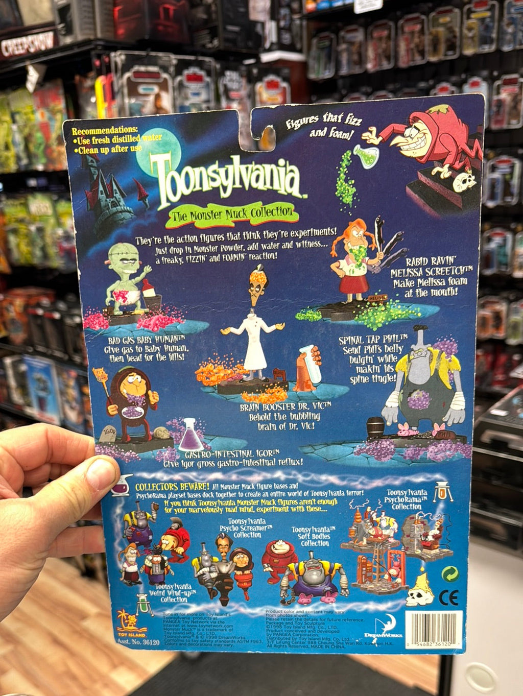 Rabid Ravin Melissa Screetch (Vintage Toonsylvania, Toy Island) SEALED product image 14, provided for visual reference and