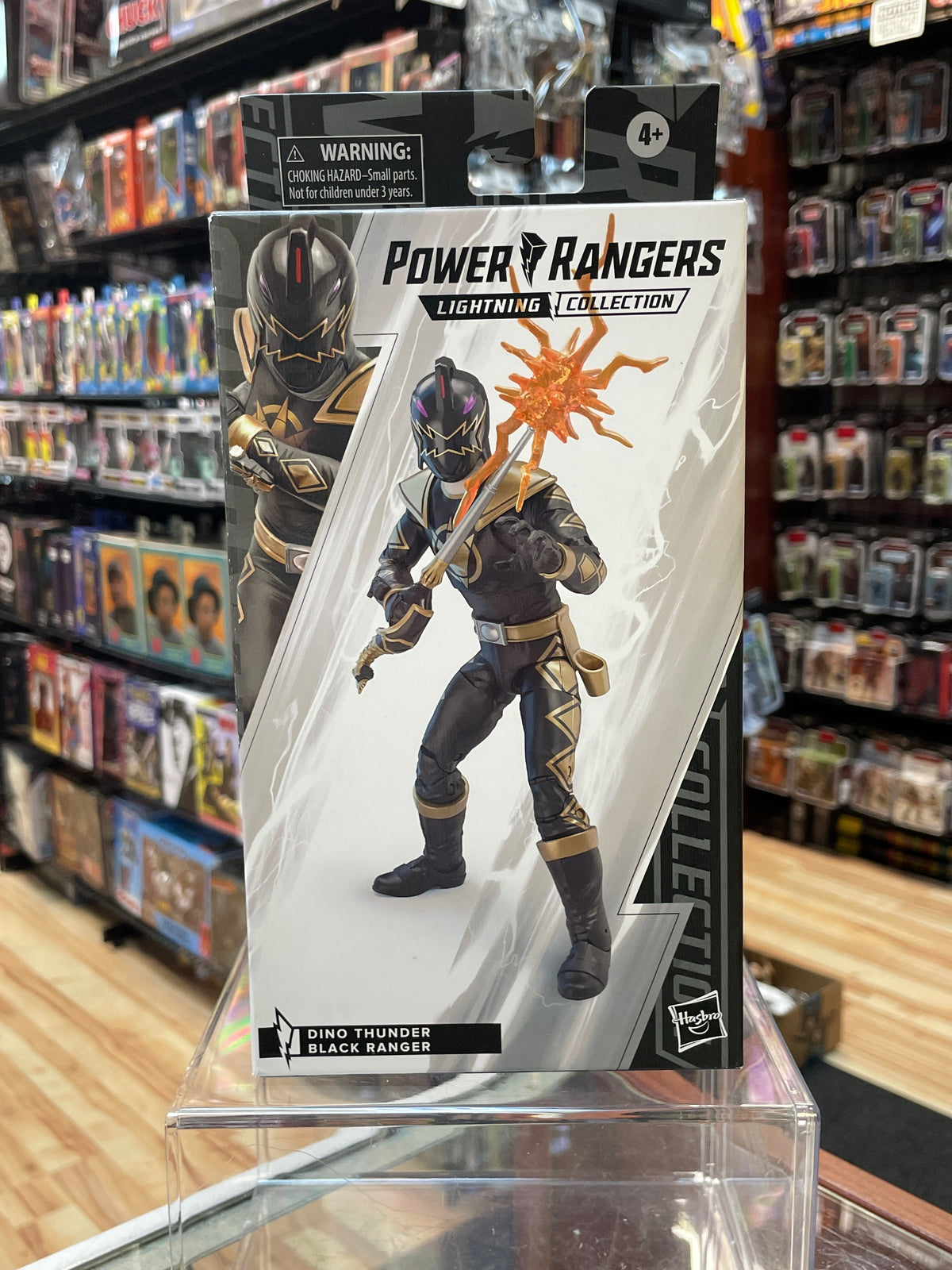 Dino Thunder Black Ranger (Power Rangers, Lightning Collection) SEALED product image 1, provided for visual reference and