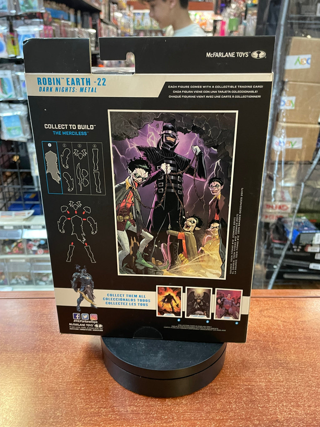 Robin Earth-22 BAF Merciless (DC Multiverse, McFarlane) SEALED product image 3, provided for visual reference and product
