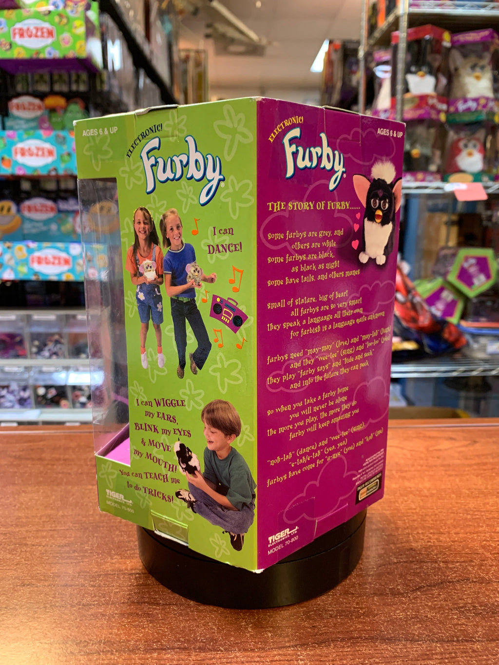 LadyBug Furby EYE ERROR (Vintage Furby, Tiger Electronics) SEALED product image 4, provided for visual reference and product