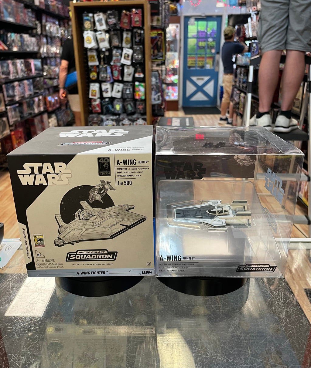 Storyboard A-Wing Fighter -SDCC 2023- 1/500 (Star Wars Micro Galaxy Squadron, Jazwares) **SEALED** product image 1, provided