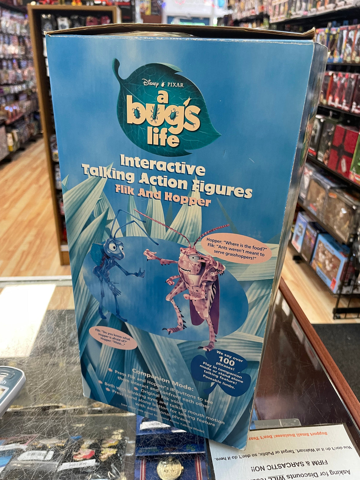 Interactive Flik & Hopper (Vintage Bugs Life, Thinking Toy) **NEW OPENNED** product image 27, provided for visual reference