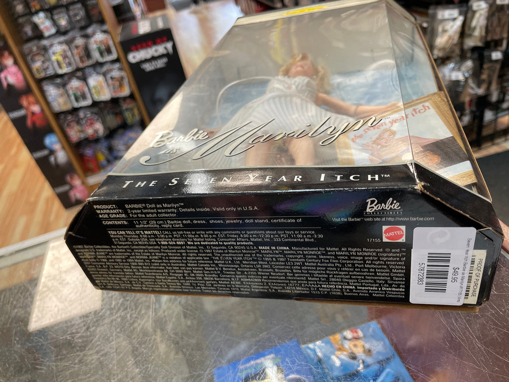 Seven Year Itch Barbie as Marilyn #17155 (Vintage Barbie, Mattel) **SEALED** product image 16, provided for visual reference