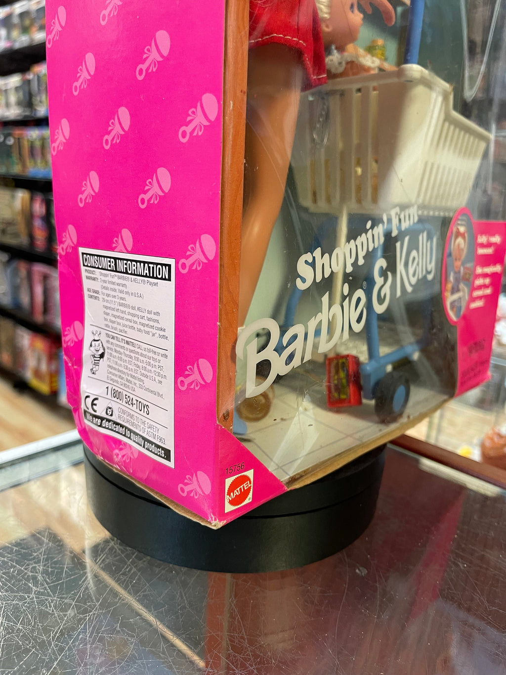 Shoppin Fun Barbie & Kelly #15756 (Vintage Barbie, Mattel) **SEALED** product image 14, provided for visual reference and