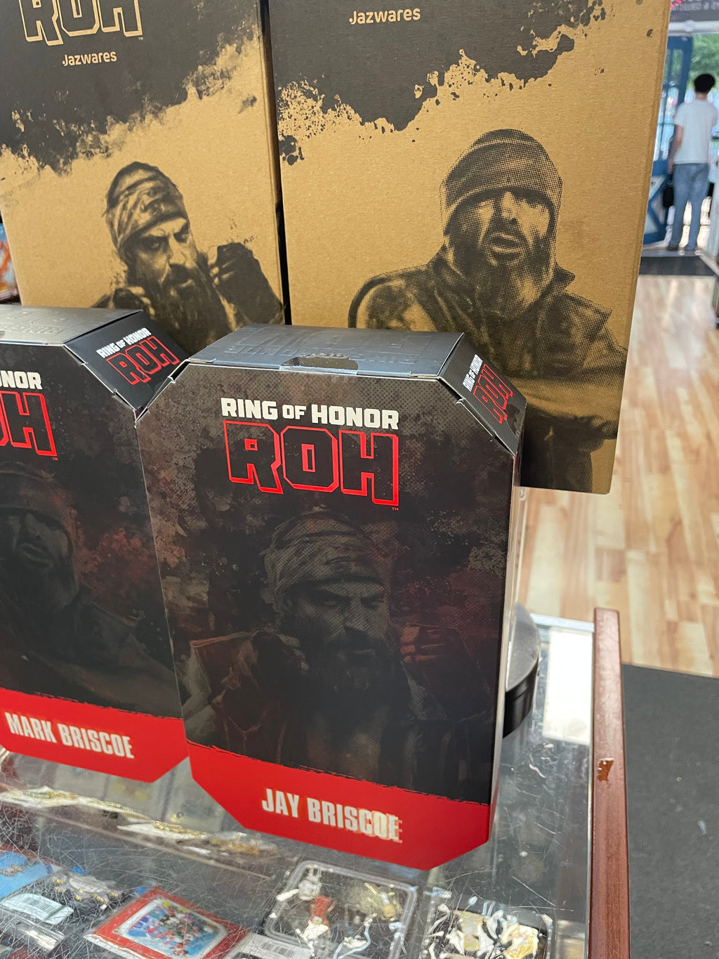 Mark & Jay Briscoe ROH (AEW Wrestling, Jazwares) **SEALED** product image 3, provided for visual reference and product