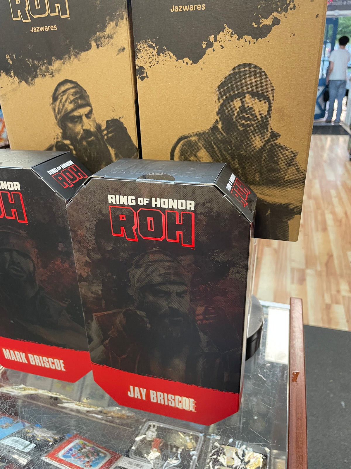 Mark & Jay Briscoe ROH (AEW Wrestling, Jazwares) **SEALED** product image 3, provided for visual reference and product