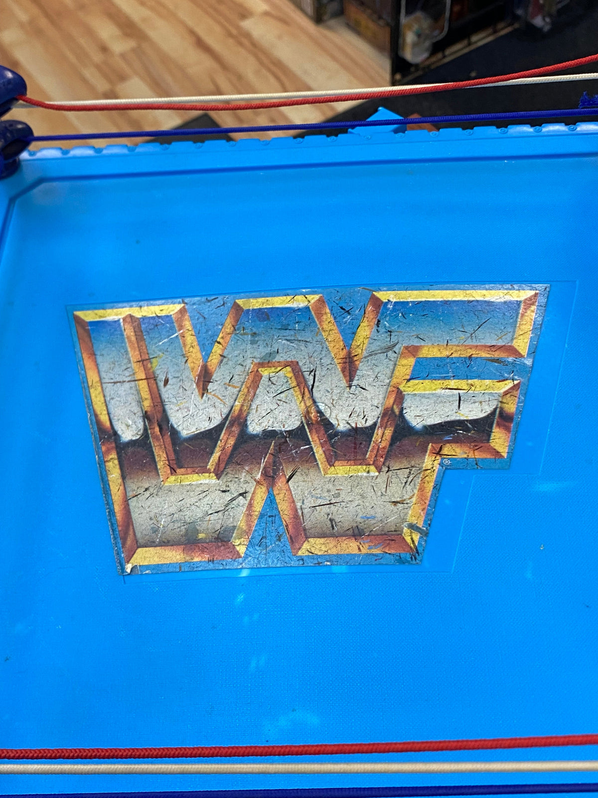 WWF Hasbro Ring with Flag (Vintage WWF WWE, Hasbro) product image 8, provided for visual reference and product detail review