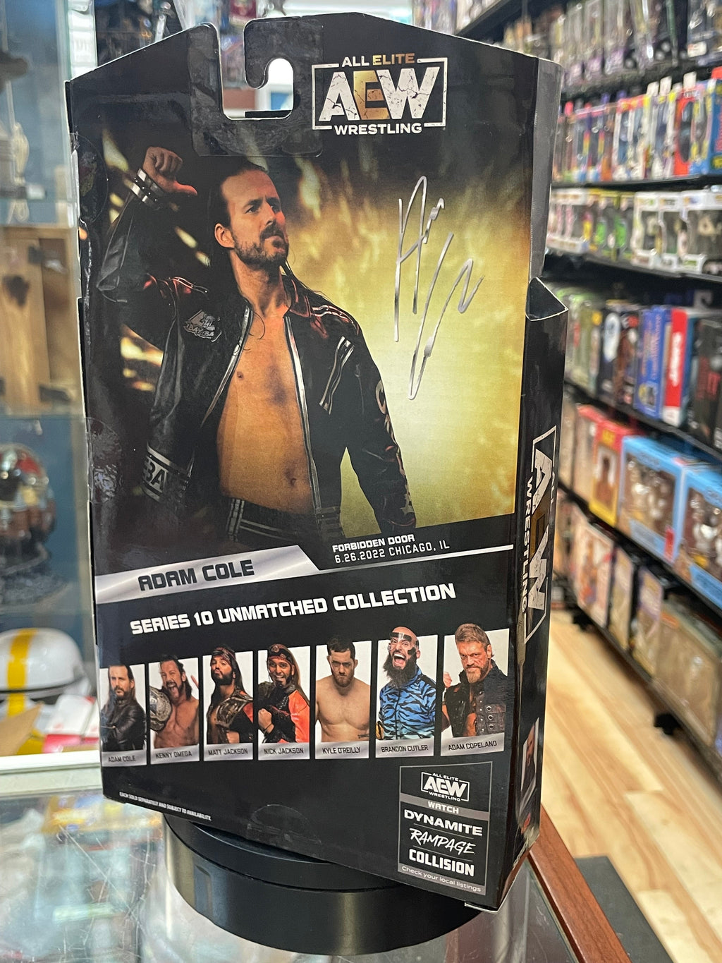 Adam Cole Chase (AEW, Unmatched Collection) **SEALED** product image 5, provided for visual reference and product detail