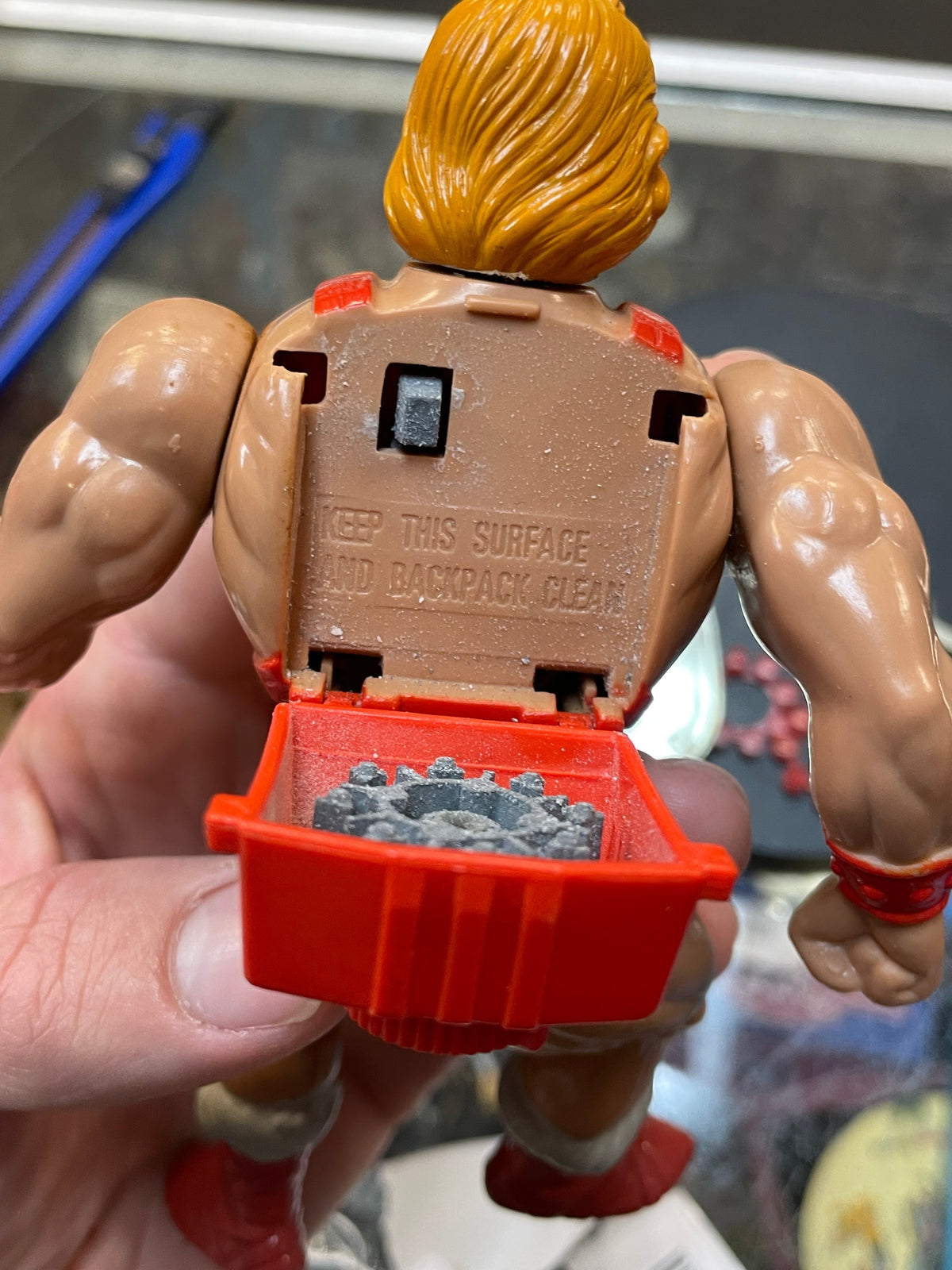 Thunder Punch He-Man 1273 (Vintage MOTU, Mattel) **COMPLETE** product image 11, provided for visual reference and product